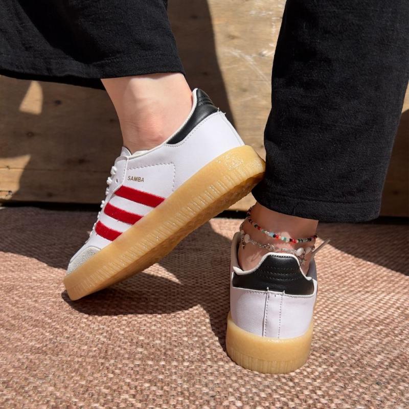 Adidas Sambi Beyaz Kırmızı