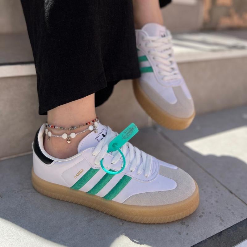 Adidas Sambi Beyaz Yeşil