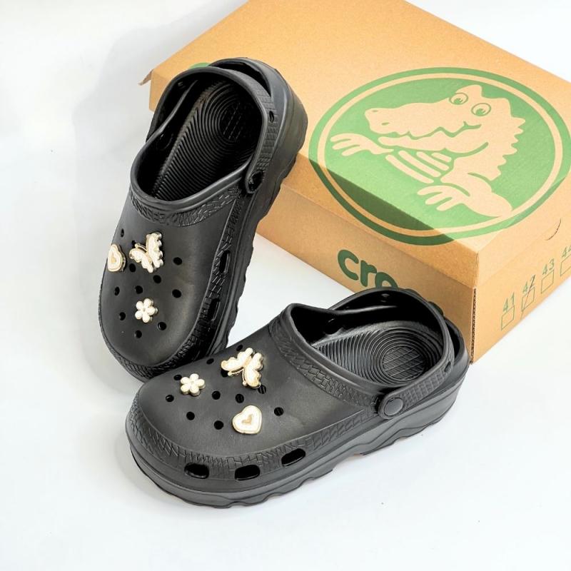 Crocs Tokalı Siyah