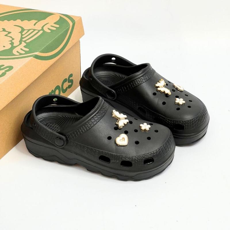 Crocs Tokalı Siyah