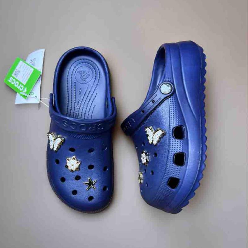 Crocs Platform Lacivert