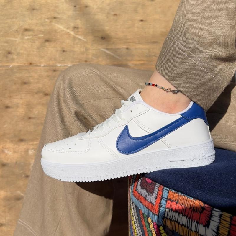 Air Force Kısa Beyaz Mavi