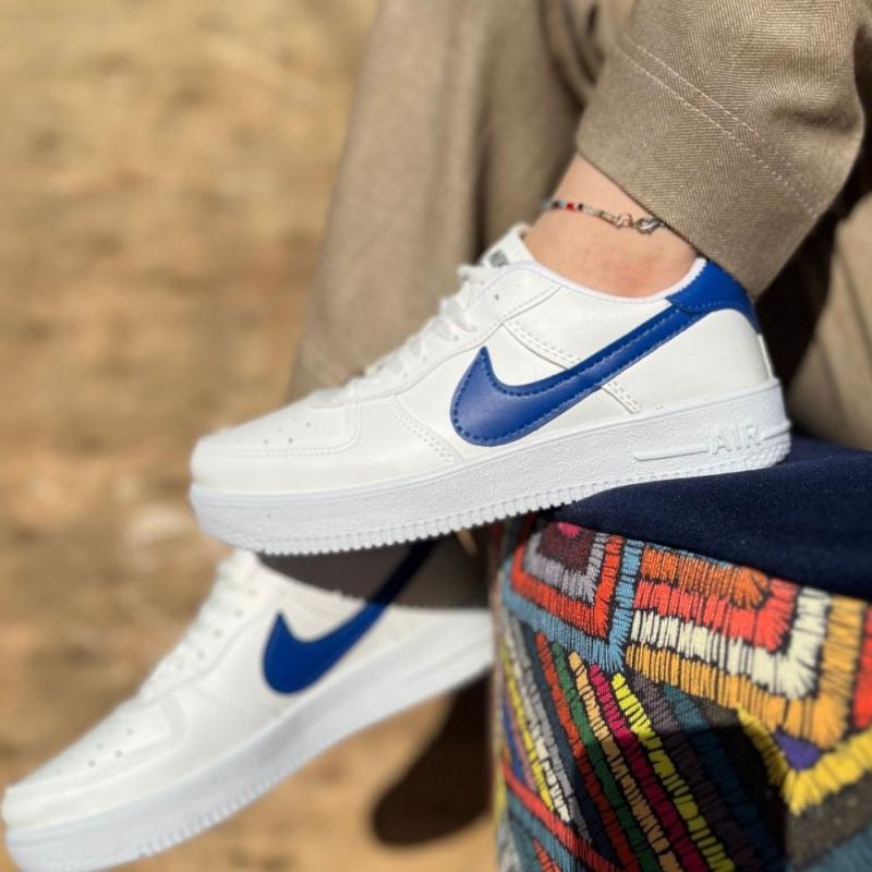 Air Force Kısa Beyaz Mavi