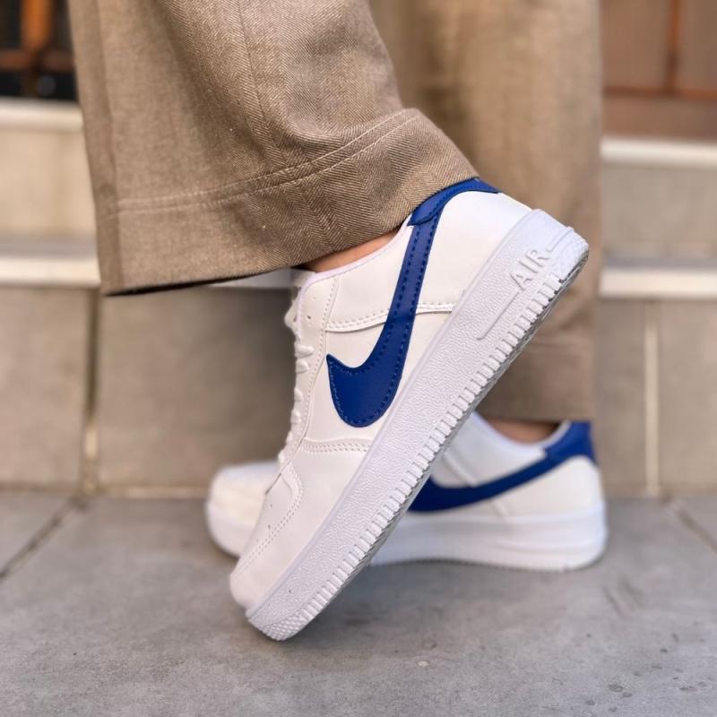 Air Force Kısa Beyaz Mavi