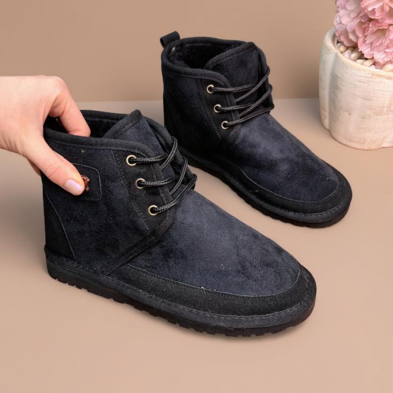 Big Puff Bağcıklı Siyah