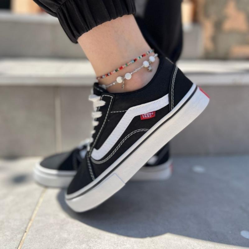 Vans Kısa Siyah Beyaz