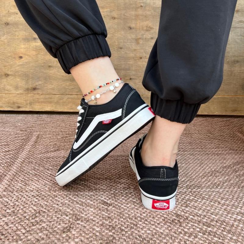 Vans Kısa Siyah Beyaz