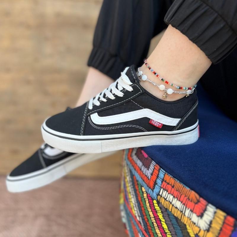 Vans Kısa Siyah Beyaz